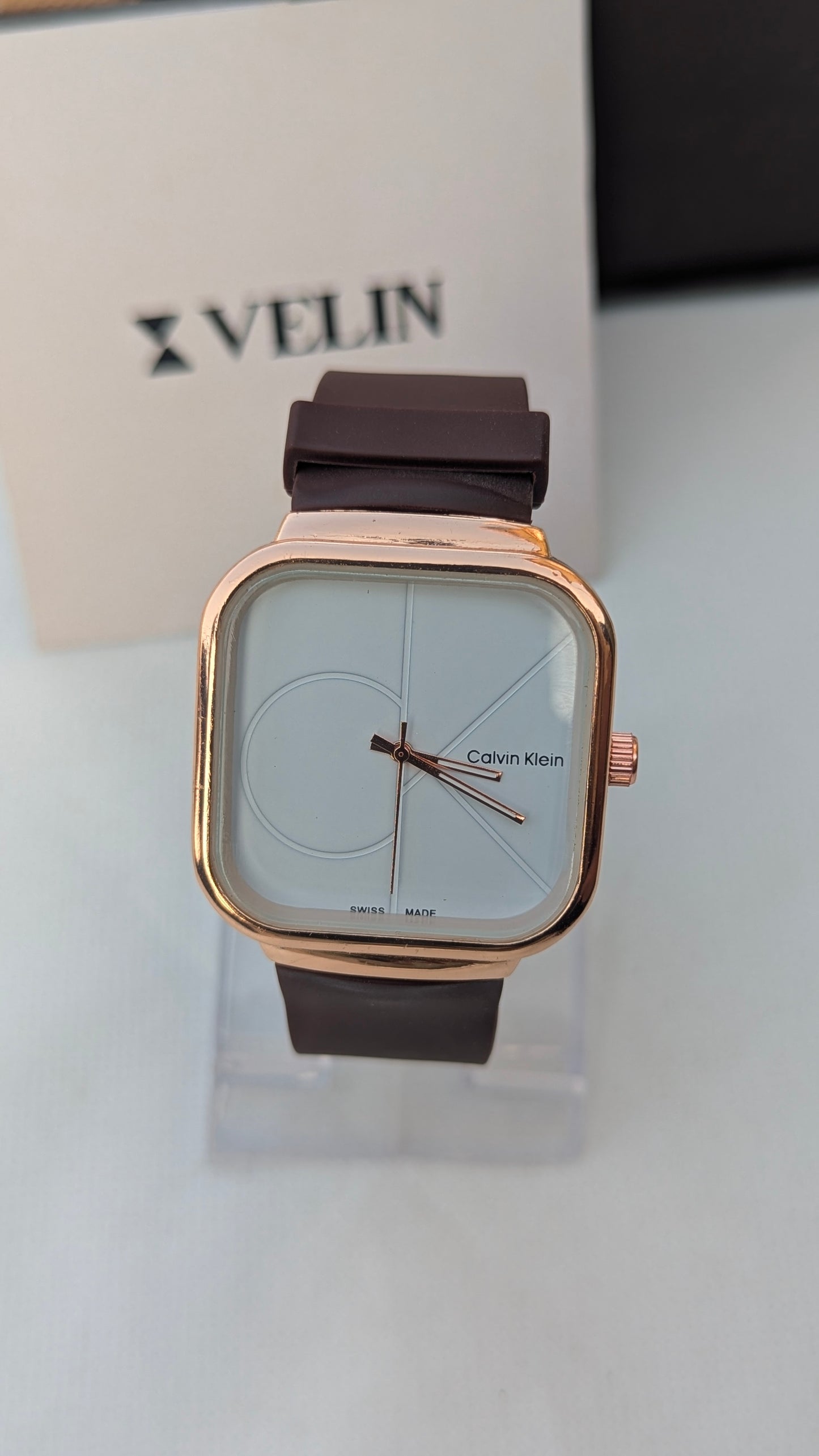 CK Quartz Silicon Strap Watch for Men