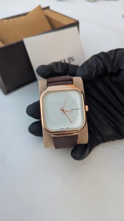 CK Quartz Silicon Strap Watch for Men