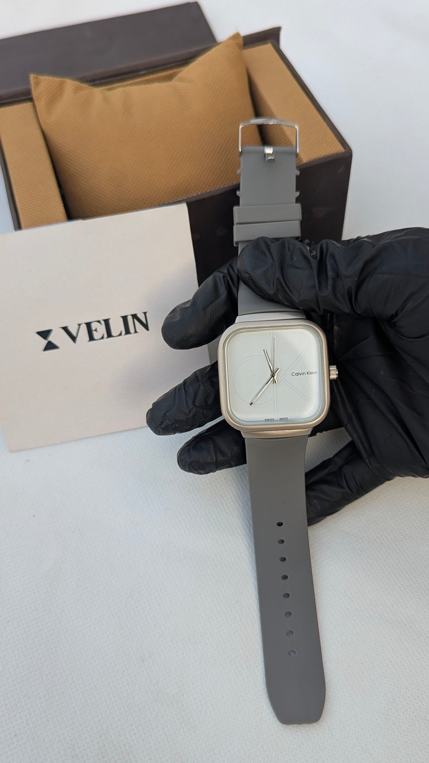 CK Quartz Silicon Strap Watch for Men