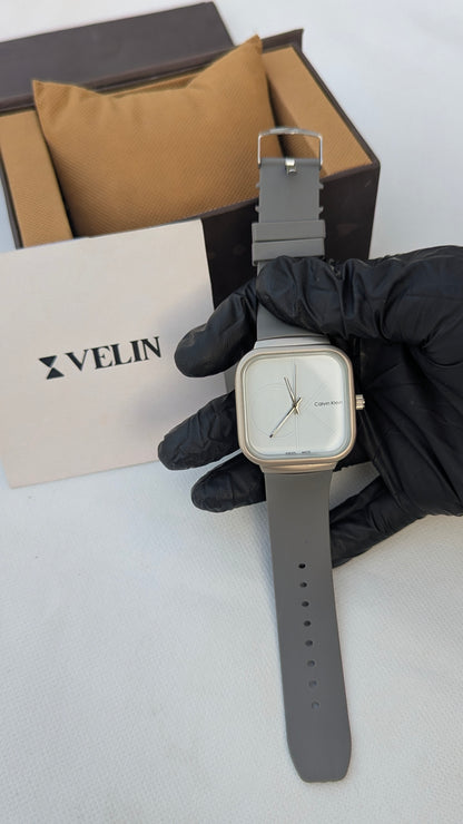 CK Quartz Silicon Strap Watch for Men