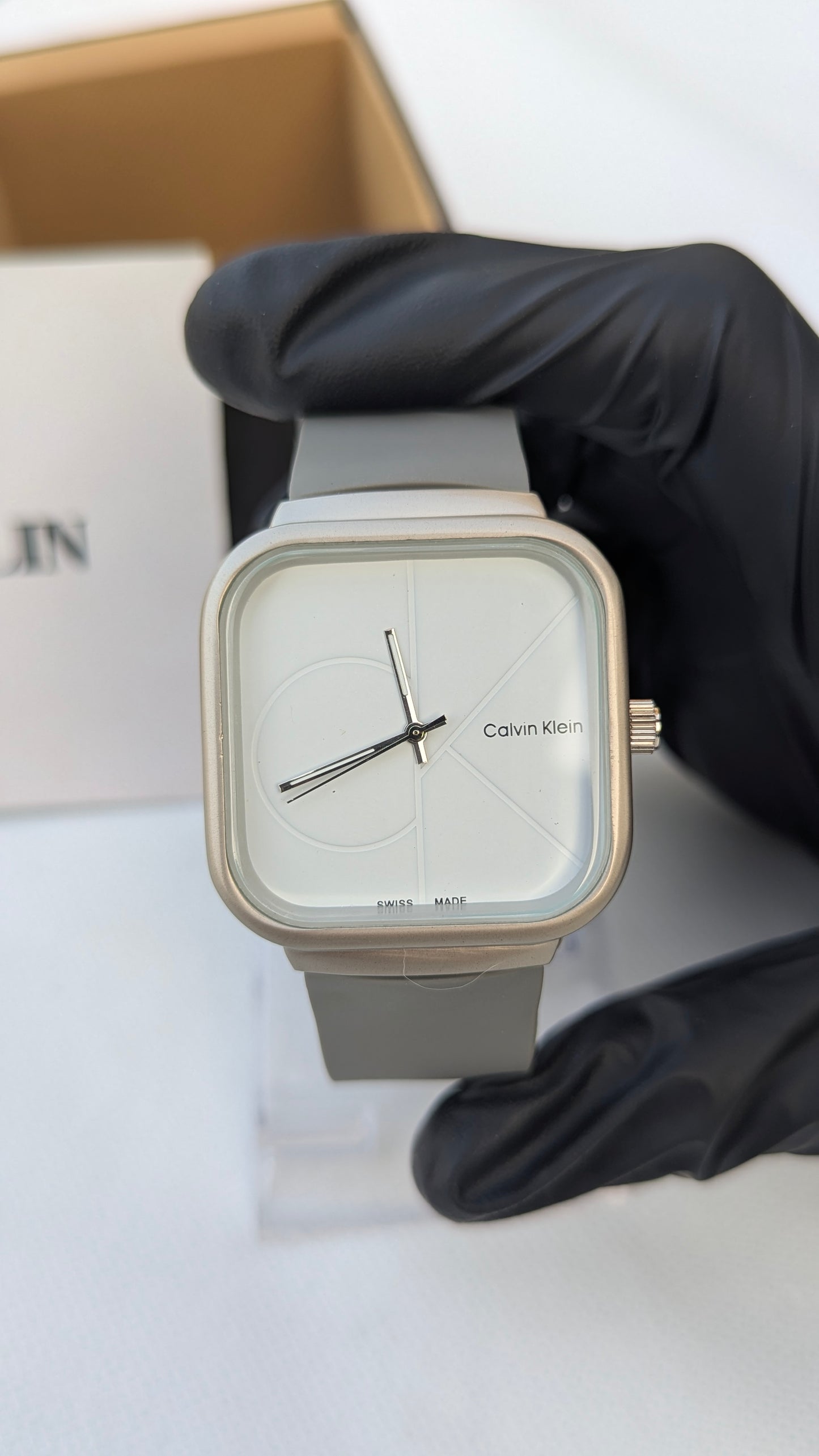 CK Quartz Silicon Strap Watch for Men