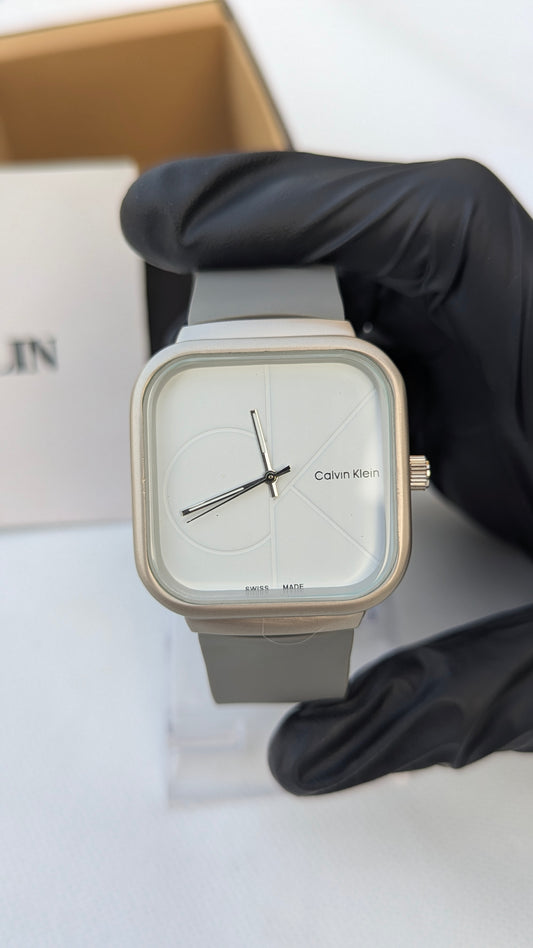 CK Quartz Silicon Strap Watch for Men