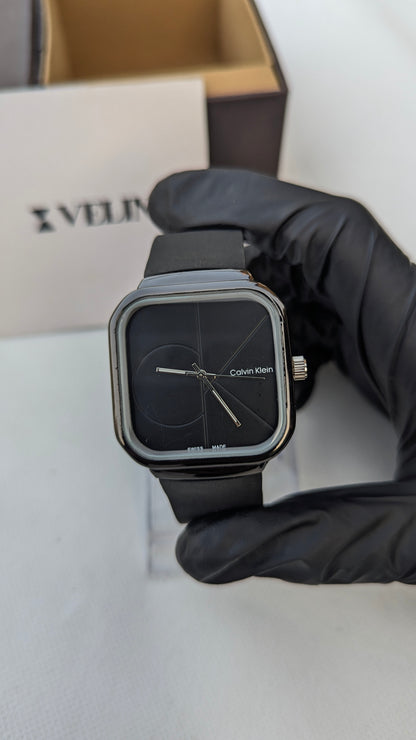 CK Quartz Silicon Strap Watch for Men