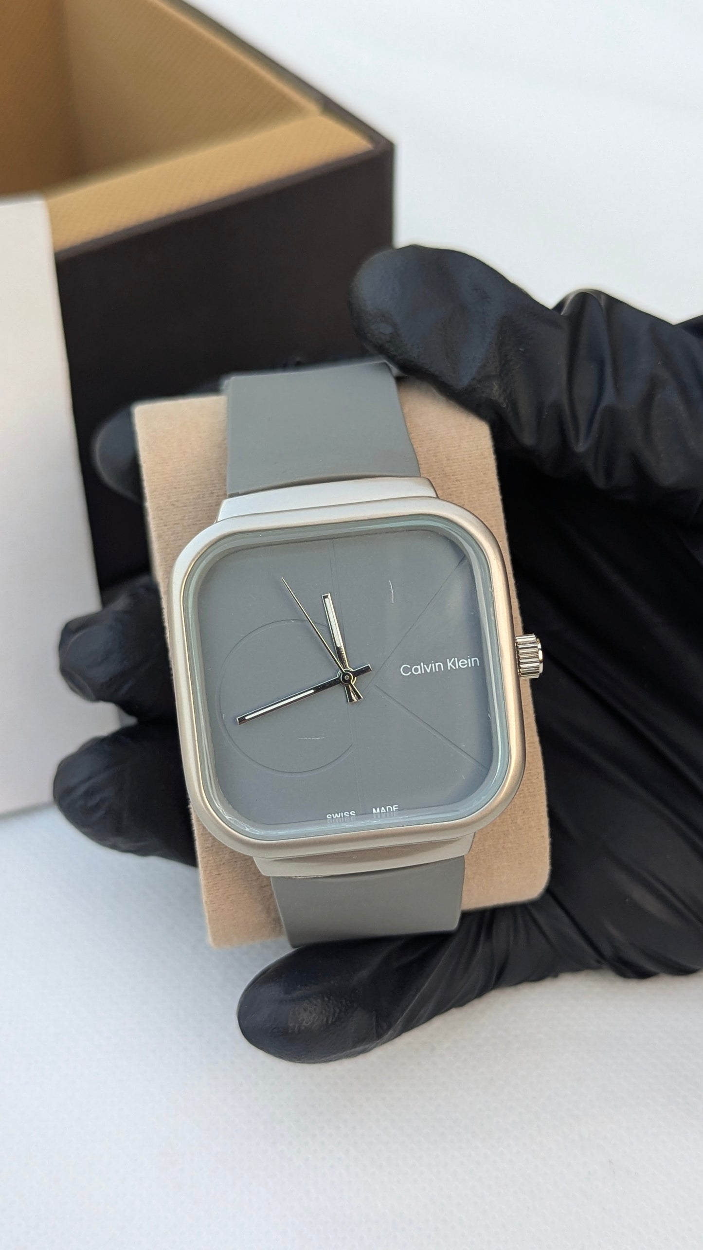 CK Quartz Silicon Strap Watch for Men