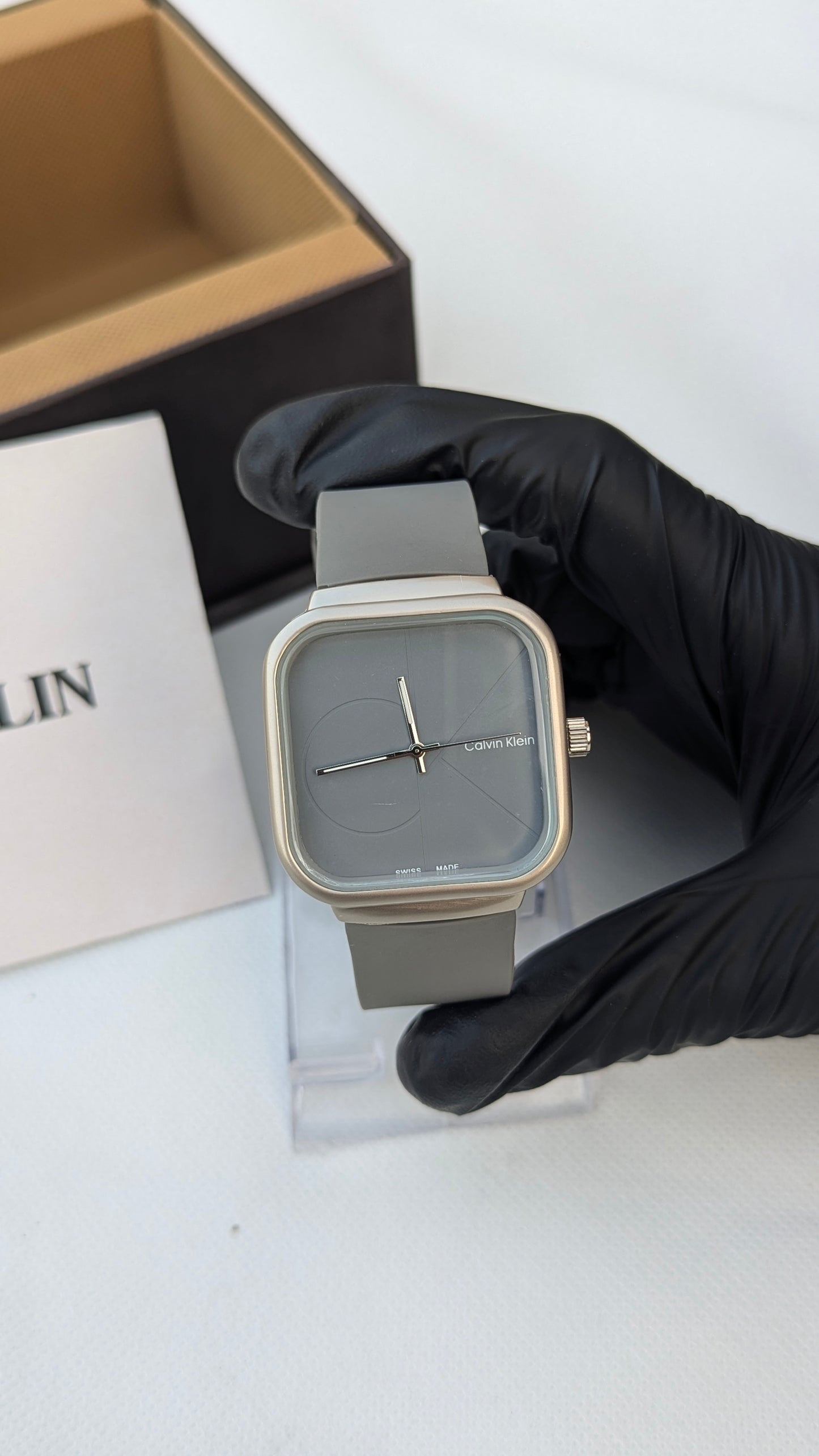 CK Quartz Silicon Strap Watch for Men