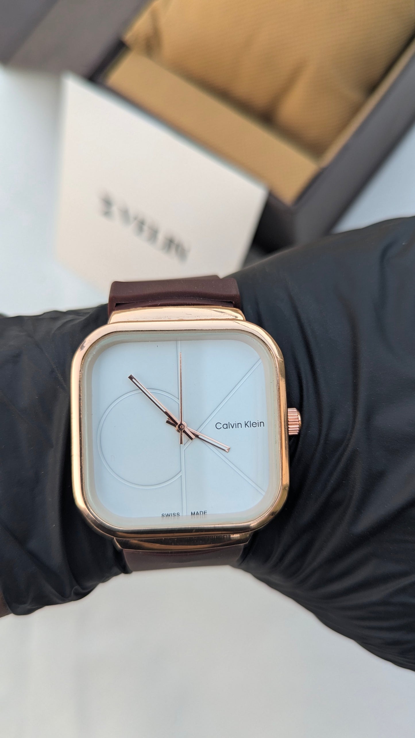 CK Quartz Silicon Strap Watch for Men