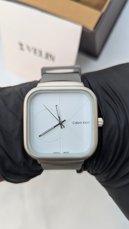 CK Quartz Silicon Strap Watch for Men