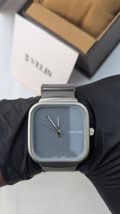 CK Quartz Silicon Strap Watch for Men