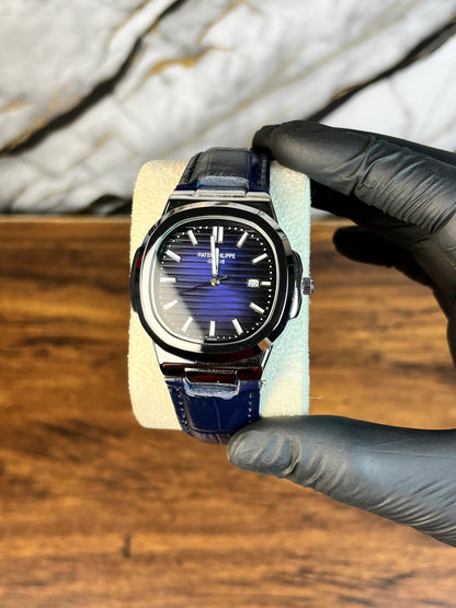 Patek Nautilus Leather Strap Master Lock