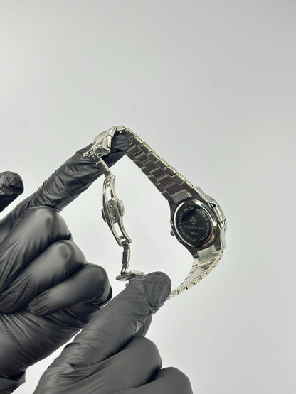 Rolex Oyster Perpetual Datejust Black & Stainless Steel Silver Edition